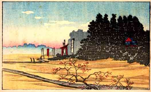 Clear Day Woodblock Print
