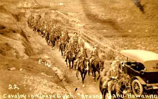 Cavalry Auto Army Maneuvers1913 RP
