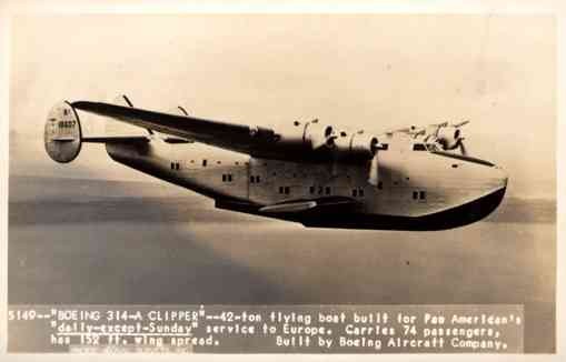 Pan-American Airways Flying Boeing RP