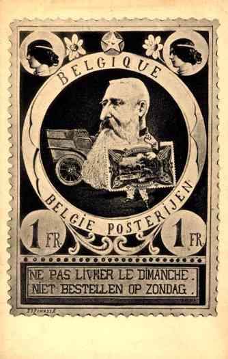 King of Belgian Holding Stamp