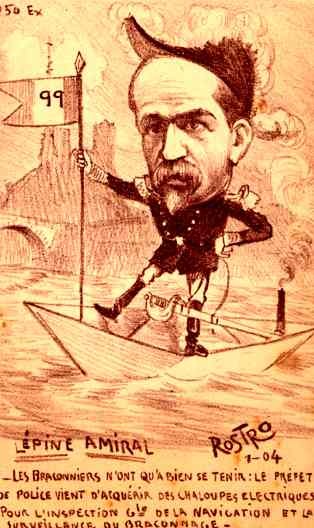 Admiral Lepine in the Paper Boat French