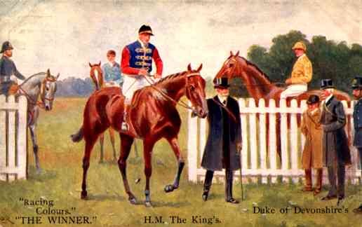 King Duke & Jockey Winner of Horse Race