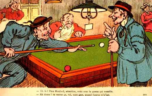 Talking Billiards Players French