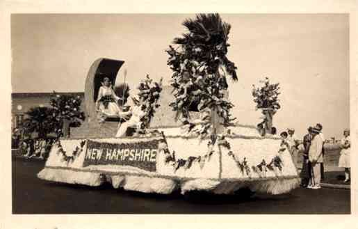 New Hampshire Floral Parade Float RP