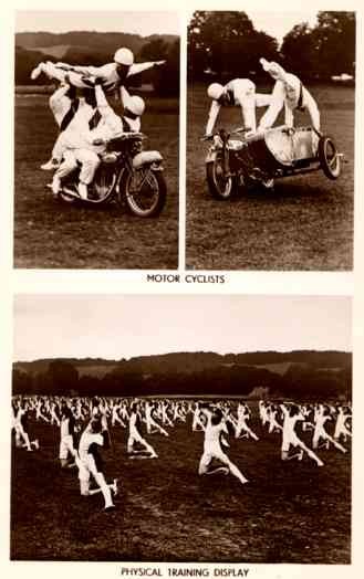 Motorcycle Racing Exercise Real Photo