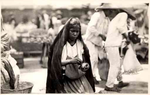 Indian Tarascan Woman Real Photo