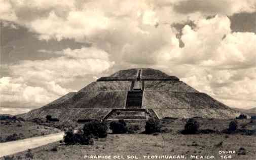 Osuna Pyramid Real Photo