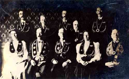 Fraternal Group Real Photo