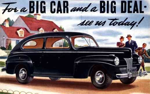 Advert New 41 Ford Car