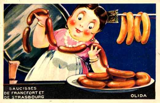 Advert Olida Sausages French