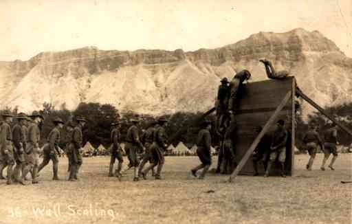 Hawaiian Soldiers Training Real Photo