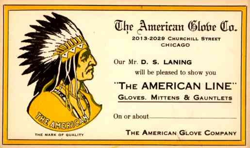 Indian Chief Advert Gloves