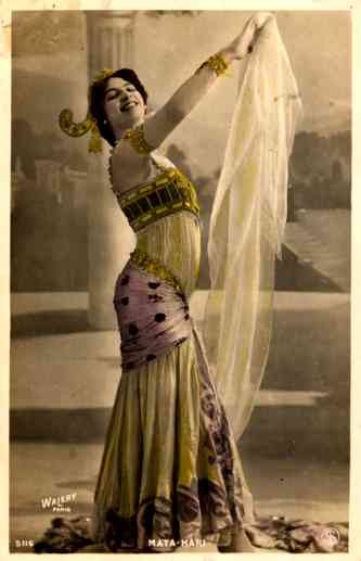 WWI Spy Mata Hari Real Photo