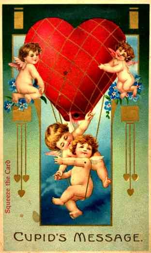 Cupids Air Balloon Novelty Squeaker