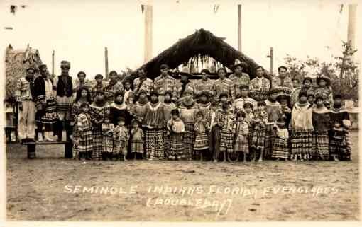 Seminole Indian Real Photo FL