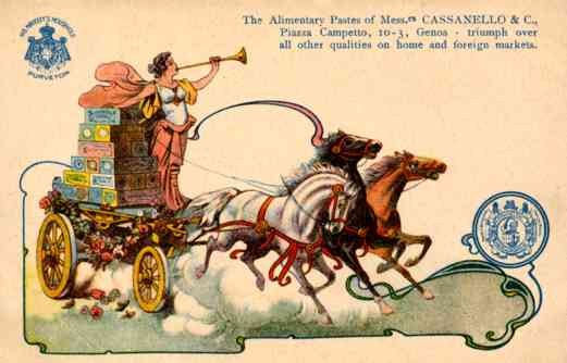 Advert Paste Horse-Drawn Carriage