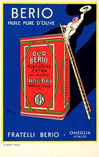 Advert Olive Oil Italian Poster-style