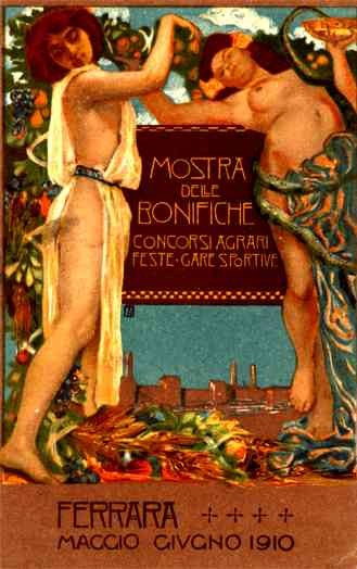 Nudes Festival 1910 Italy Art Nouveau