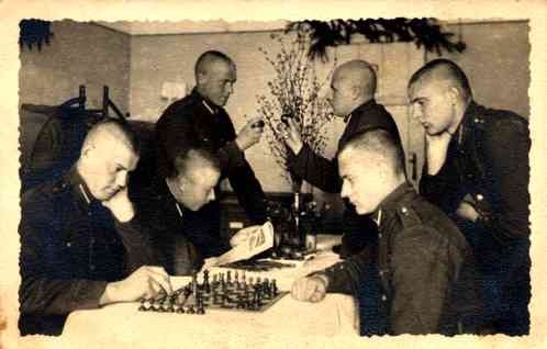 Chess Soldiers Real Photo