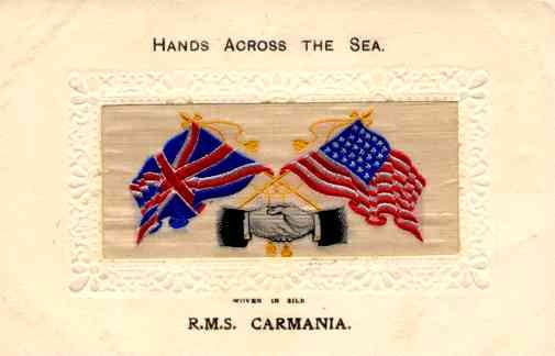 Woven Silk Ship Carmania