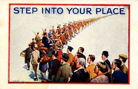 WWI Mobilization Soldiers Poster