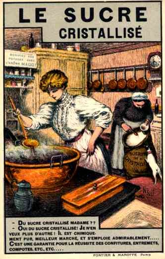 Advert Sugar Dog French Art Nouveau