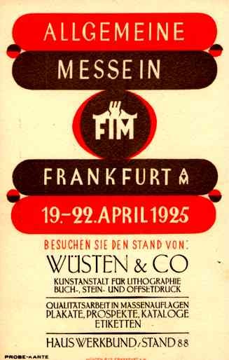 Festival 1925 German Modern Art