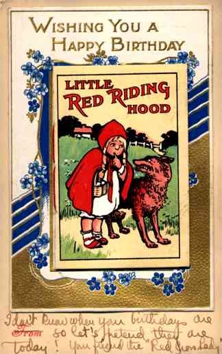 Red Riding Hood Wolf Novelty Book