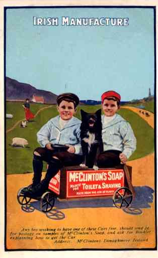 Irish Clintons Soap Advert Dog