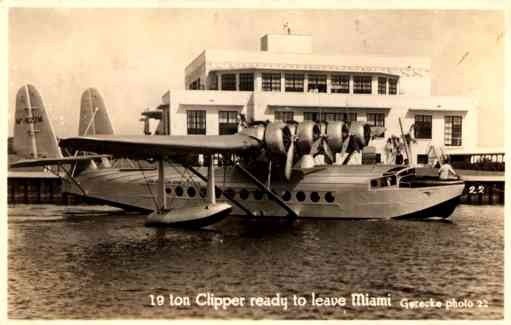 Pan Am Clipper Aviation Real Photo FL