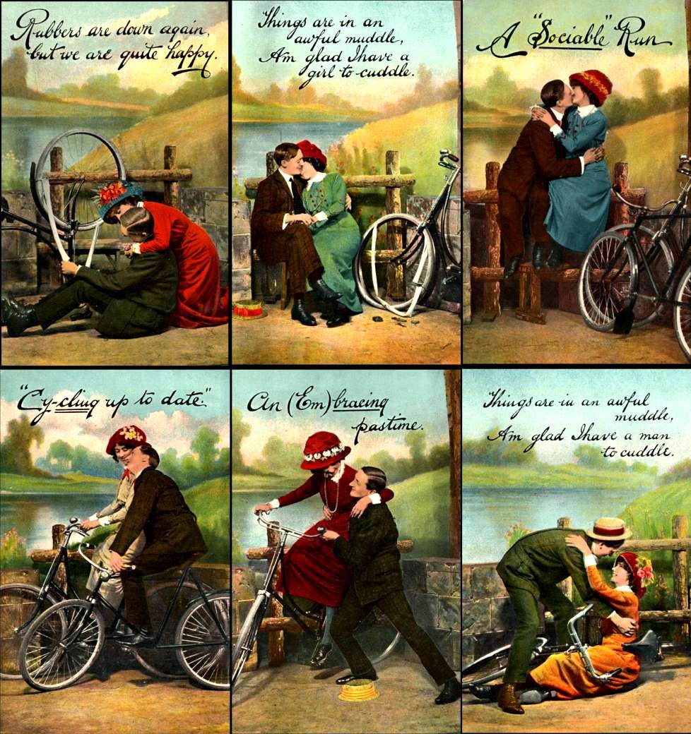 Bicycle Loving Couple Humorous