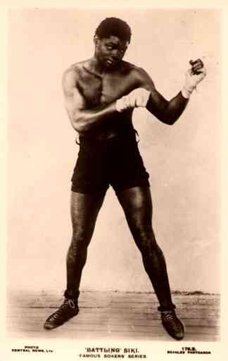 Black Siki Boxing Real Photo British
