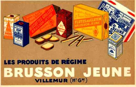 Advert Products Brusson Jeune French