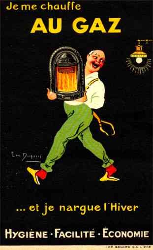 Advert Gas Heater French