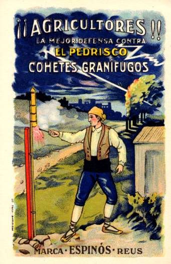 Advert Pesticide Rockets Spanish