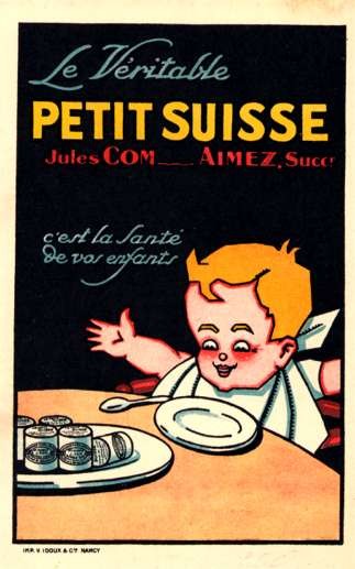 Advert Cream Swiss Art Nouveau