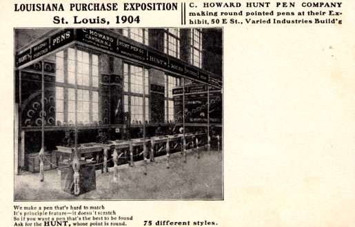 Advert Howard Hunt Pen & Expo 1904