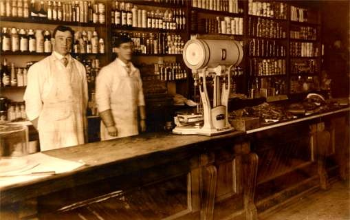 Grocery Store Interior Real Photo