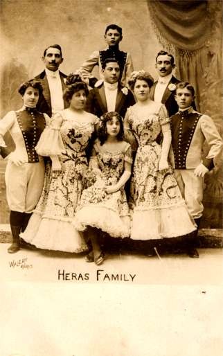 Heras Family Circus Real Photo French