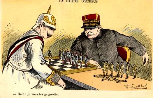 Kaiser Wilhelm Chess French WWI