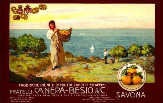 Advert Savona Fruits Italian