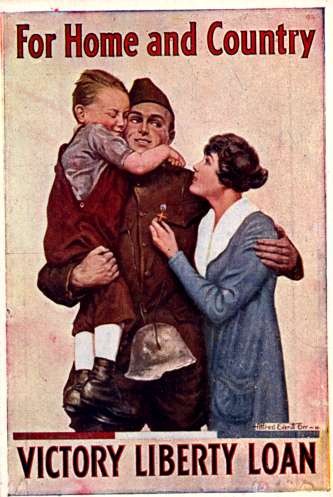 WWI Loan Soldier & Family Czech