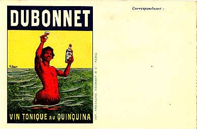 Advert Dubonnet Tonic Male Nude