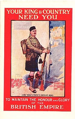WWI Scottish Soldier