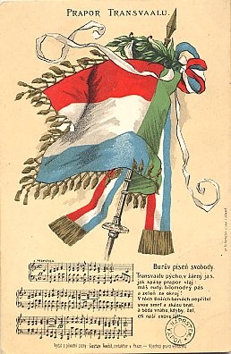 Transvaal Flag Boer War Czech