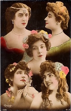 Ladies Hand-Tinted RP French Fantasy