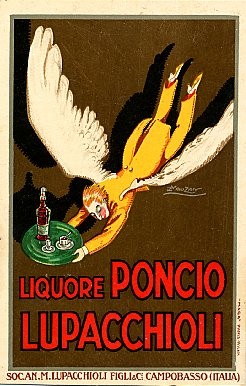 Advert Liqueur Poncio Lupacchioli
