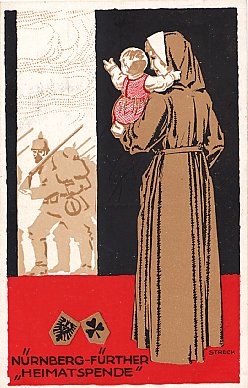 World War I Nurse & Child
