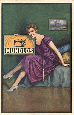 Advertising Mundlos Sewing Machine
