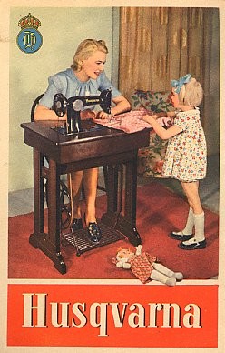 Advertising Husqvarna Sewing Machine